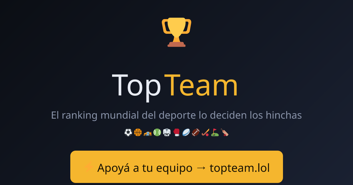 TopTeam Open Graph preview